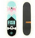 Fish Skateboards Elegant 31" 8" Complete Shortboard Πολύχρωμο