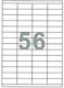 Fleks 5600 Self-Adhesive Rectangular A4 Labels 52.5x21.2mm