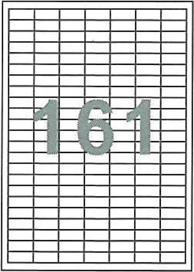 Fleks 16100 Self-Adhesive Rectangular A4 Labels 28x12mm