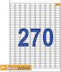 Sticki Sticki 27000 Self-Adhesive Rectangular A4 Labels 17.8x10mm
