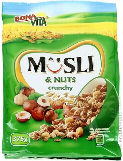 Bona Vita Muesli Oats Nuts Crunchy 375gr