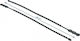 DeLock Pack of 10pcs Black Plastic Cable Ties 460x6.5mm 18968