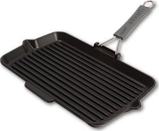 Zwilling J.A. Henckels Staub Square Cast Iron Grill Pan 24cm