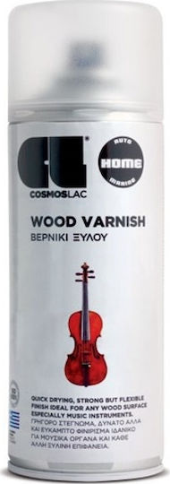 Cosmos Lac Спрей Полски Wood Varnish с Блестящ Ефект Прозрачен 400мл
