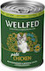 Wellfed Kitten Nasses Katzenfutter für Katze in Dose mit Huhn 400gr 1444