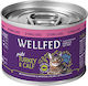 Wellfed Sterilised Nasses Katzenfutter für Katze in Dose mit Türkei und Kalb 200gr 1439