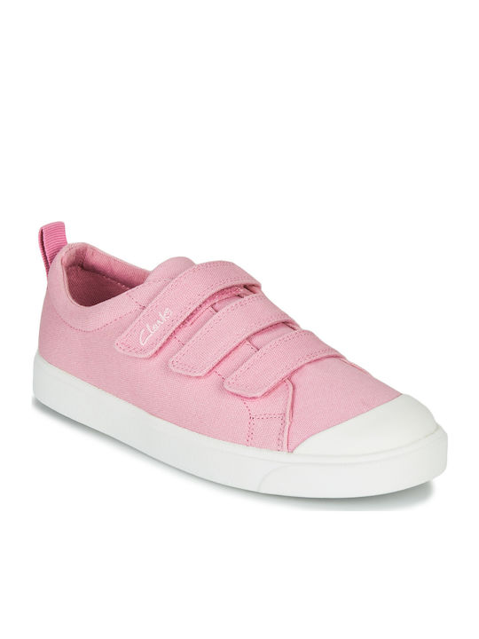 City Vibe Kinder Sneakers Anatomisch mit Klettverschluss Rosa