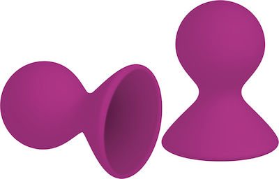 Kinx Dual Masseuse Nipple Suckers Sauger Brustwarzen Purple 2Stück