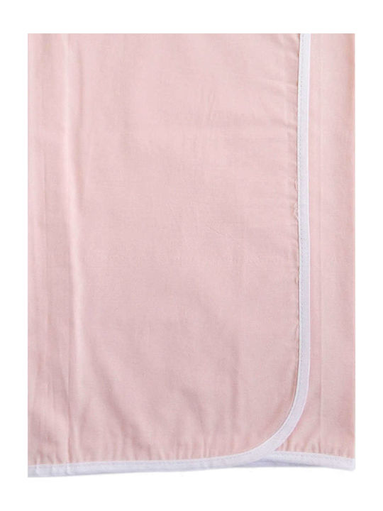Baby Oliver Cotton Swaddle Blanket 180 Pink 80x80cm 46-6743/180