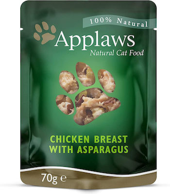 Applaws Natural Cat Food Wet Food for Adult Cats In Pouch with Chicken 1pc 70gr