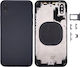 Batterieabdeckung Schwarz für iPhone X