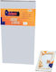 Artmate Leinwand auf Keilrahmen Weiß Rechteckig 30x90cm 280gr/m² 1Stück