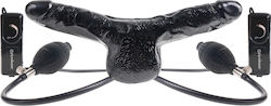 Pipedream Fetish Fantasy Inflatable Vibrating Double Delight Black Pipedream Fetish Fantasy Inflatable Vibrating Double Delight Black