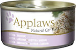 Applaws Natural Cat Food Nasses Katzenfutter für Katze in Dose mit Sardine 70gr