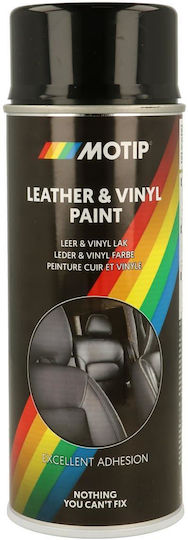 Grand Prix Vinyl Spray Black Σπρέι Βαφής για Δέρμα Αυτοκινήτου Μαύρο 400ml