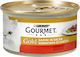 Purina Gourmet Gold Hrana umeda pentru pisici adulte in Poate cu Carne de vită 85gr 1buc