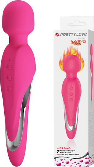 Pretty Love Michael Vibrator Massage 21cm Pink