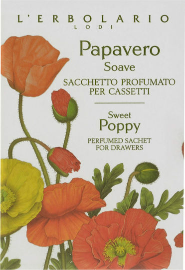 L' Erbolario Αρωματικό Ντουλάπας Papavero Soave με Άρωμα Γιασεμί