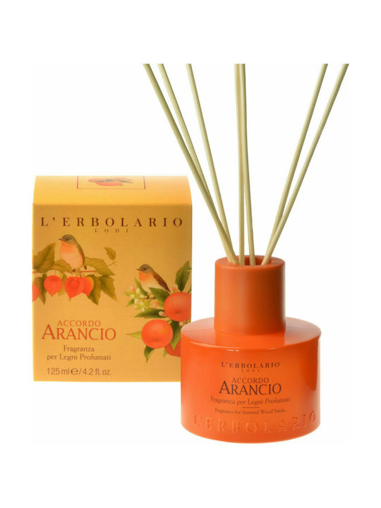 L' Erbolario Diffuser Accordo Arancio με Άρωμα Μανταρίνι Νεράντζι Δαμάσκηνο και Βανίλια 125ml