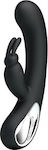 Pretty Love Webb Vibrator Rabbit 21cm Black