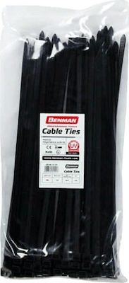 Benman Kabelbinder 200x2.5mm Schwarz 100pcs 70784
