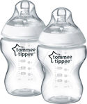 Tommee Tippee Set aus Plastikflaschen Closer to Nature Gegen Koliken mit Silikonsauger für 0+, 0+ m, Monate 260ml 2Stück