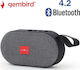 Gembird SPK-BT-11 Ηχείο Bluetooth 3W με Διάρκεια Μπαταρίας έως 12 ώρες Γκρι