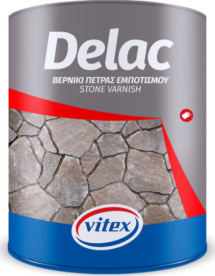 Vitex Delac Βερνίκι Εμποτισμού Διαλύτου Άχρωμο Ματ 2.5lt