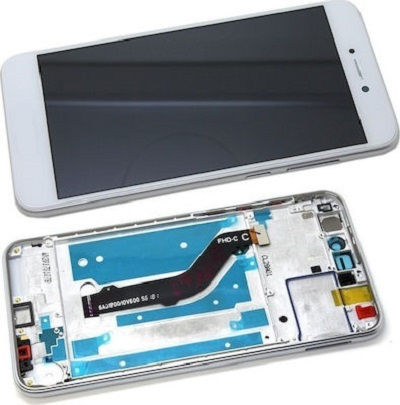 Huawei Screen with Touch Mechanism and Frame for Huawei P8/P9 Lite 2017 (White)