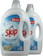 Skip Core Clean Υγρό Απορρυπαντικό Ρούχων 2x60 Μεζούρες