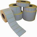 PaperRoll 500 Self-Adhesive Labels for Label Printer 58x60mm 36pcs