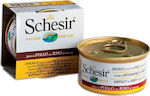 Schesir Nature for Cat Hrana umeda pentru pisici adulte in Poate cu Pui / Orez 85gr 1buc 55061102