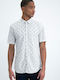 Garcia Jeans Men's Shirt Short Sleeve Cotton White