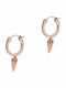 Emporio Armani Earrings made of Steel Gold Plated with Stones