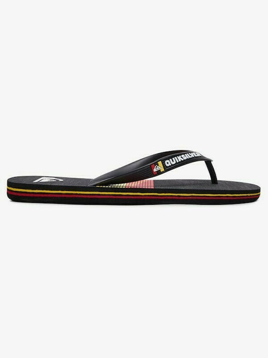 Quiksilver Molokai Seasons Flip Flops σε Μαύρο Χρώμα