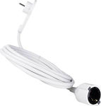 Extension Cable Cord 3x1.5mm²/3m White