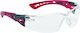 Bolle Rush Clear Γυαλιά Εργασίας για Προστασία με Διάφανους Φακούς