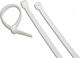 Commel Plastic Cable Ties 400mmx7.5mm In White Colour 25 Pieces 365-133