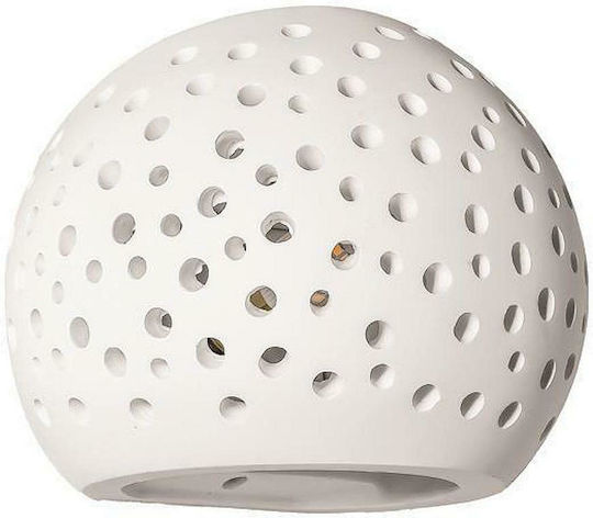Eurolamp Φωτιστικό Τοίχου Λευκό 15x12.5εκ. Eurolamp Φωτιστικό Τοίχου Λευκό 15x12.5εκ.
