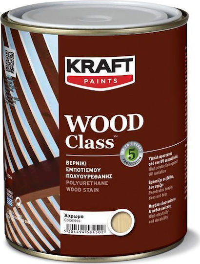 Kraft Wood Class Пропитка Полиуретан На база разтворител 200 Безцветен 750мл