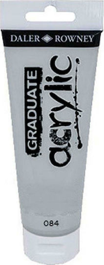 Daler Rowney Graduate Acrylic Acrylic Paint Set in Gray color Neutral Grey 120ml 1pcs