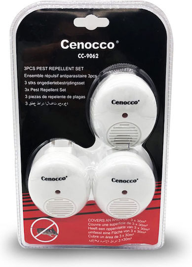 Cenocco Ultrasonic Device for Mosquitoes 3pcs