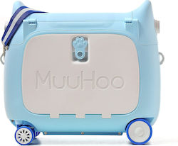 Muuhoo MH6649 Παιδική Βαλίτσα με ύψος 51cm σε Μπλε χρώμα