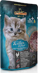 Leonardo Φακελάκι Wet Food for Kittens In Pouch with Poultry Kitten 1pc 85gr