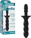 Vac U Lock Black Handle Анално дилдо Черен 21.3см