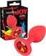 You2Toys Jewel Red Plug Red 7,2cm