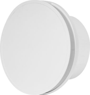 Europlast Wall-mounted Ventilator Bathroom 100mm White