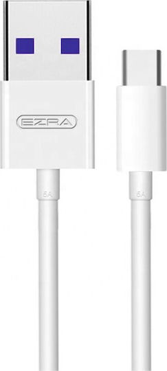 Ezra DC17 USB 2.0 Cable USB-C male - USB-A male White 1.2m (DC17)