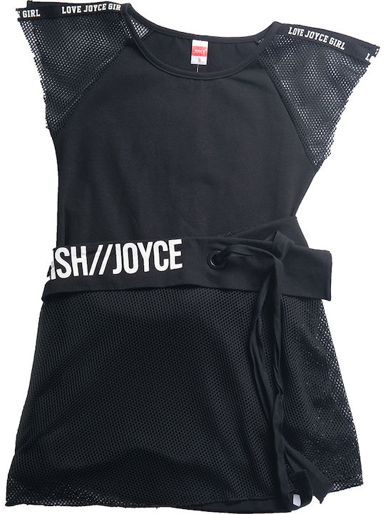 Joyce Love Kinderkleid Kurzärmelig Schwarz
