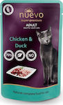 Nuevo Adult Wet Food for Adult Cats In Pouch with Chicken / Duck 1pc 85gr